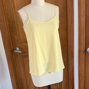 Yellow Spaghetti Strap Top UNIQLO